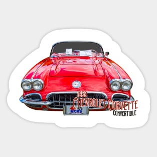1959 Chevrolet Corvette Convertible Sticker
